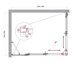 BelBagno LUCE-AH-21-130/100-C-Cr душевой уголок 130х100х195 см, дверь раздвижная, стекло прозрачное, профиль хром