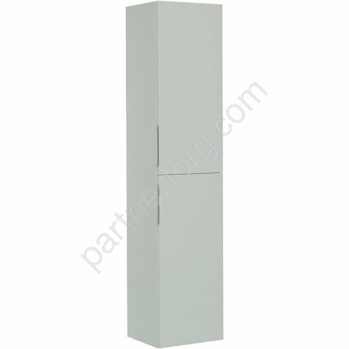 Алвита new 35 белый матовый шкаф-пенал для ванной комнаты Aquanet