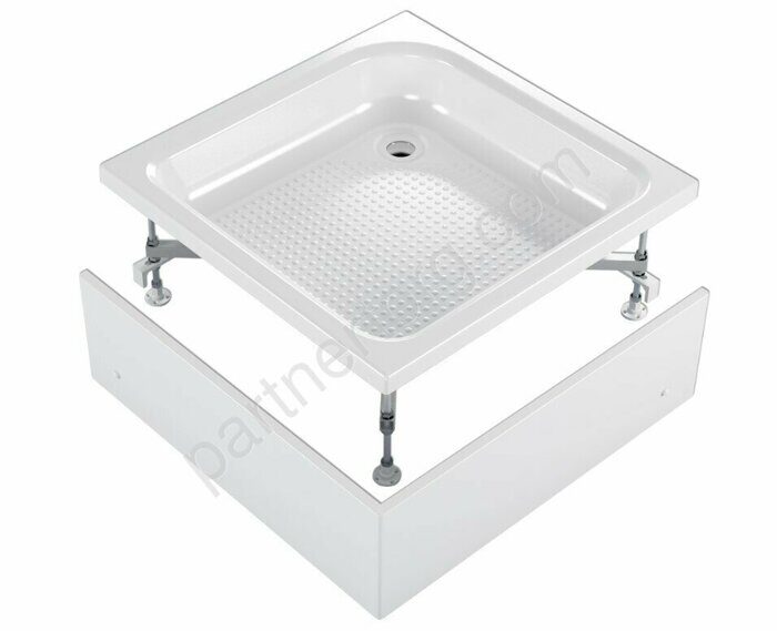 Universal S 80х80х30см душевой поддон высокий акриловый белый