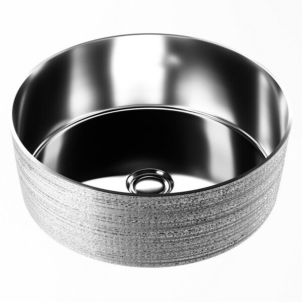 Grossman GR-5020SS накладная раковина серебряная