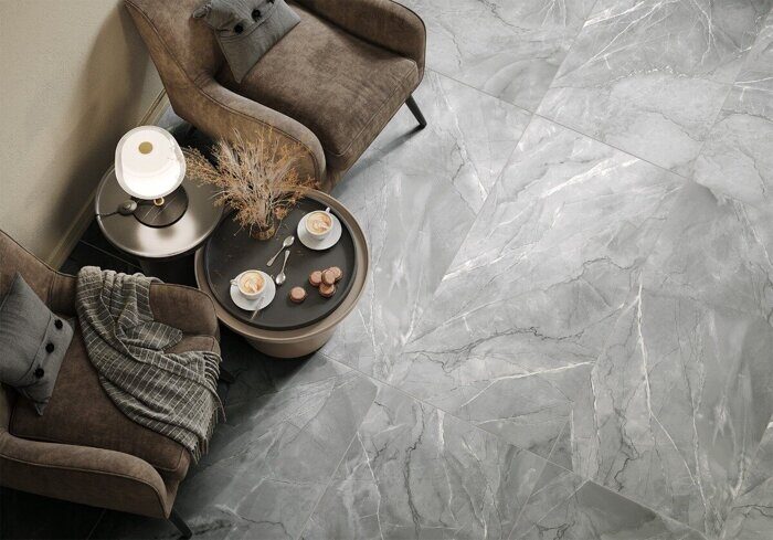 Canova Dark Delacora керамогранит серый матовый 120х60см