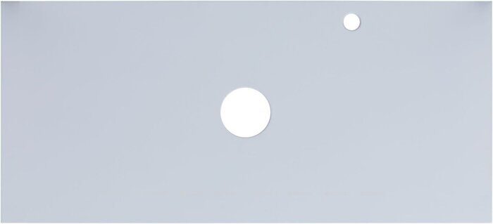 Арт 100 столешница на тумбу белая матовая Aquanet