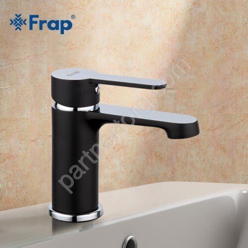Frap F1042 смеситель для раковины черный
