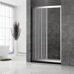 Veconi VN31-100-01-C5 душевая дверь раздвижная 100х195 см, профиль хром