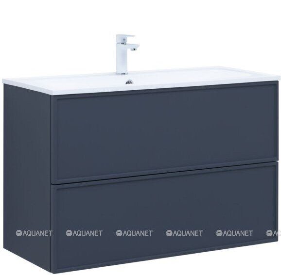 Арт 100 тумба маренго для ванной комнаты под столешницу Aquanet