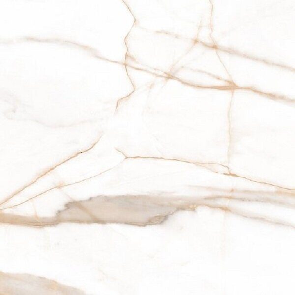 Calacatta Goddes Gold белый полированный керамогранит 60х60см Ceradim