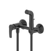 Ray Iddis черный смеситель для ванны с гигиеническим душем RAYBL00i08