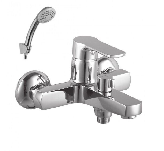 Plus Grace LM1512C смеситель для ванны и душа с однофункциональной лейкой, хром Lemark