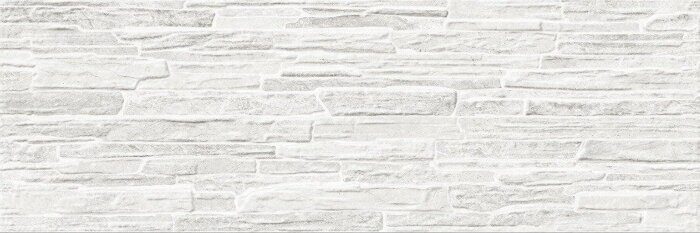 Rocko настенная плитка светло-серая глянцевая рельеф камень 20х60см  Alma Ceramica TWA11ROK017