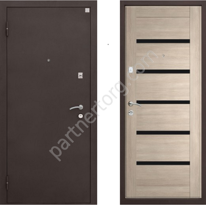 Алмаз 11 Экошпон входная стальная дверь