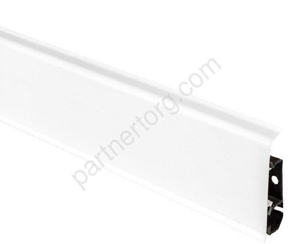 Белый матовый 40  плинтус напольный Arbiton Indo LM-70