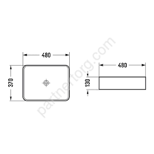 Azario белая раковина настольная 48х37х13см AZ-2074 SP