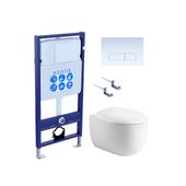 Set Aquatek Альтаир комплект рама INS-0000012, крепление KKI-0000002, унитаз AQ1980-00 и клавиша смыва KDI-0000013