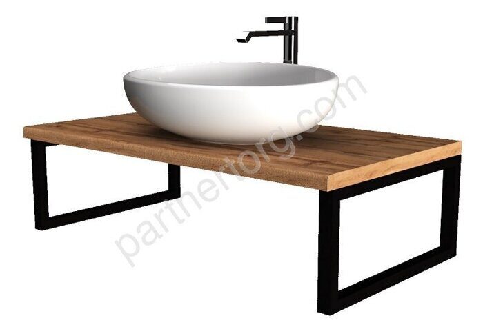 Grunge Loft Marka One Дуб Вотан столешница для ванной комнаты под раковину настольную