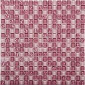 Розовая стеклянная мозаика Exclusive series No-294