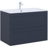 Терра 90 тумба маренго для ванной комнаты с раковиной-столешницей Электра 90 Aquanet