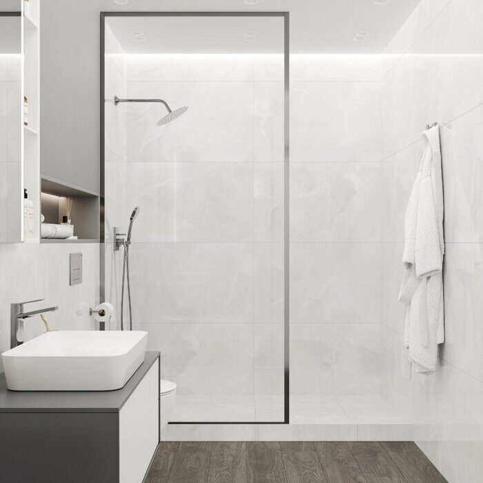 Onyx Only серый полированный керамогранит 60х60см Ceradim