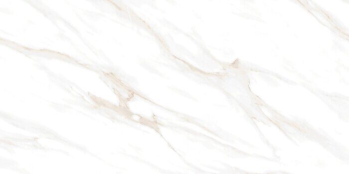 Calacatta Clarity Gold белый полированный керамогранит 60х120см Ceradim