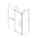 Vincea Como Soft VSR-1CS1012CLB, душевой уголок 120х100х195 см, стекло прозрачное, профиль черный