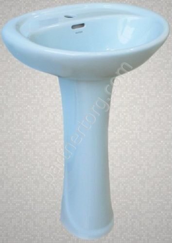 Умывальник с пьедесталом Huida HD7, LB светло-голубой