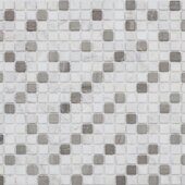 Серая каменная полированная мозаика Stone series KP-742