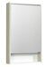 Рико 50 см зеркальный шкаф подвесной белый/ясень фабрик для ванной комнаты Aquaton