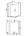 Pandora WCR140*90 душевой уголок 140x90 см, стекло прозрачное, профиль хром