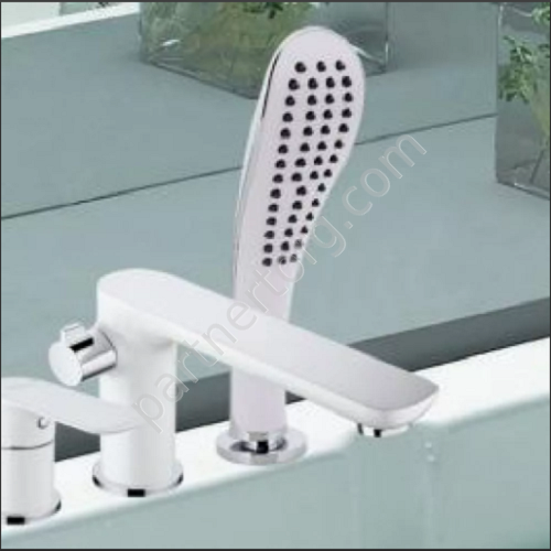 Noar Gappo G1148 смеситель на борт ванны белый хром