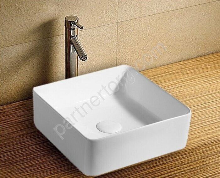 Azario Trend белая раковина настольная 34,5х34х12см AZ-41314