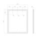 Geometry Classic 600 зеркало с LED - подсветкой для ванной комнаты