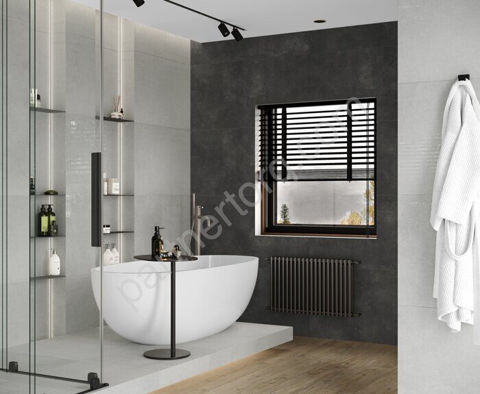 Techno Gris серый матовый карвинг керамогранит 59,5x119,1см Laparet SG50001920R