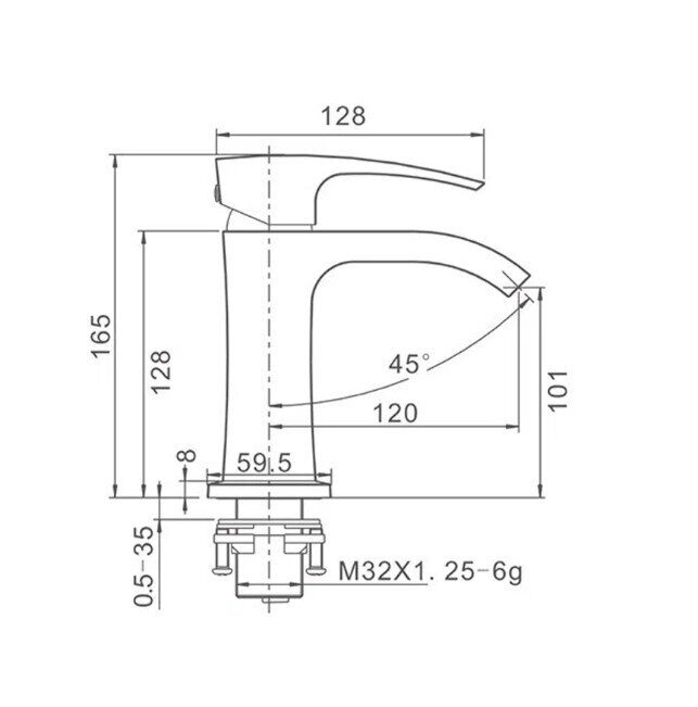 Gappo G1007-3 смеситель для раковины, золото