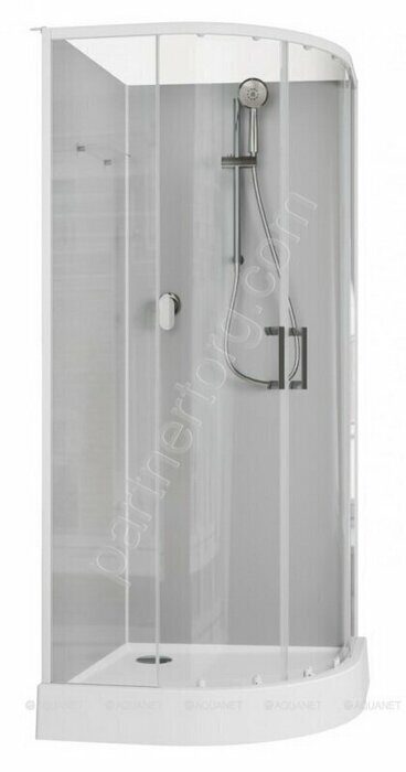 Passion EVO душевая кабина 90х90см прозрачное стекло, набор 2 Aquanet
