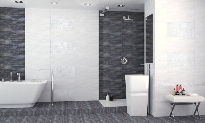 Pandora Light Orient декор светло-серый матовый 31х63см Azori