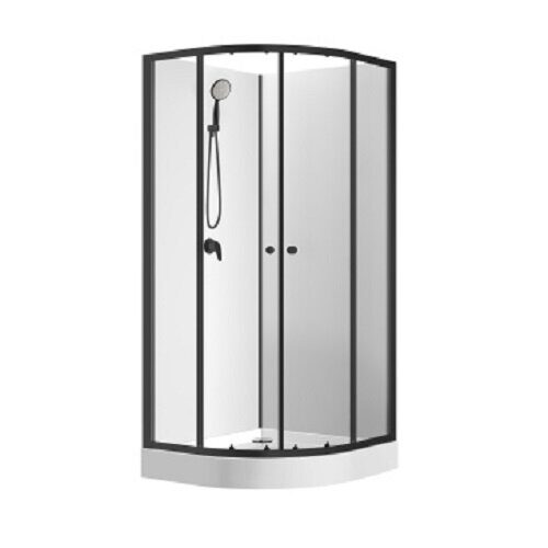 Loranto CS-21800, 90*90*205 душевая кабина, поддон 15см, прозрачное стекло