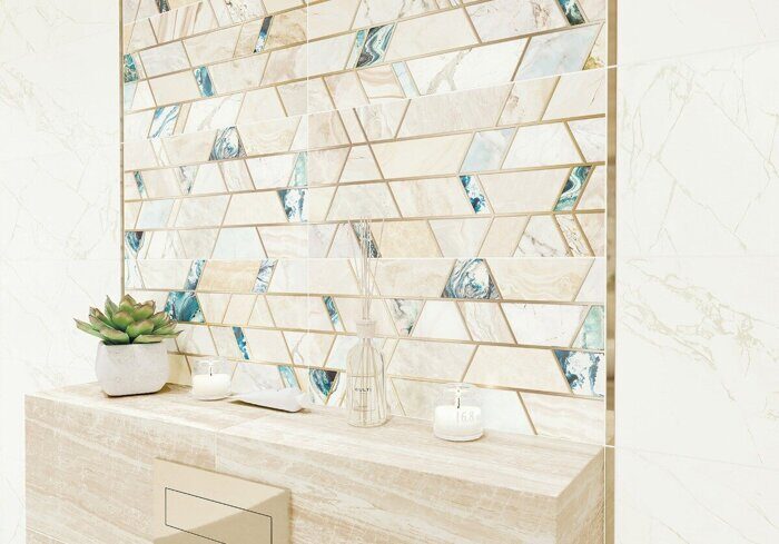 Dover Ivory New Trend настенная плитка белая матовая 24,9х50см