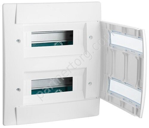 Шкаф Practibox Legrand встраиваемый 2х12 модулей, с клеммными блоками: PE и N