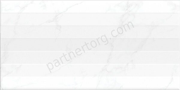 Calacatta KTL052 настенная плитка белая глянцевая рельеф 30х60см Cersanit
