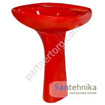 Раковина тюльпан ОсколКерамикс АРДО красный ООО ПКК Партнер фото
