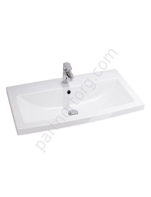 Como 80 см раковина встраиваемая белая, Cersanit