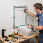 Пошаговая инструкция: как устанавливается инсталляция для унитаза(для мастеров и заказчиков)