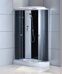 ODA-8407 душевая кабина асимметричная 120х80, тонированное стекло, низкий поддон