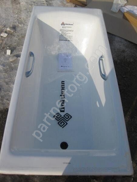 Maxima Goldman 200х85х46 ванна чугун с ручками и ножками