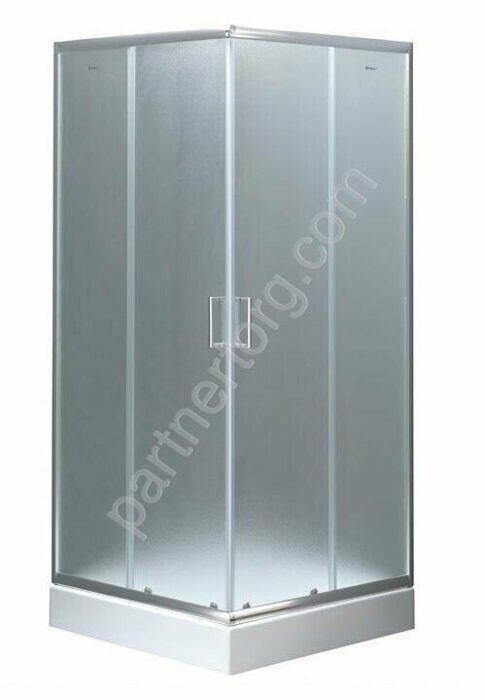 Aquanet SE-900S, душевой уголок квадратный, 90х90х185 см, прозрачное стекло, профиль хром