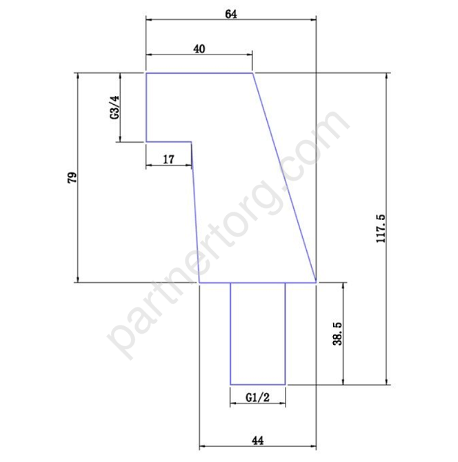 Practic 2 AF112-62C универсальный установочный комплект Aquanet