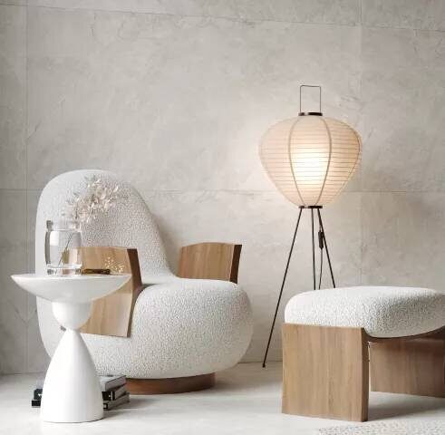 Krater серый структурный матовый керамогранит Kerranova 60x60см К-2210/SR