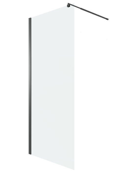 Niagara Eco NG-551-90BLACK душевая перегородка 90х190см, черный, стекло прозрачное