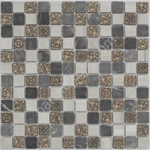 Серая каменная мозаика Stone series K-736