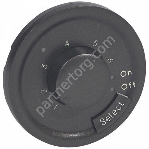 Legrand Celiane лицевая панель для термостата с датчиком теплого пола, цвет графит