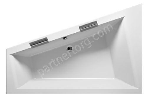 Доппио асимметричная акриловая ванна Riho